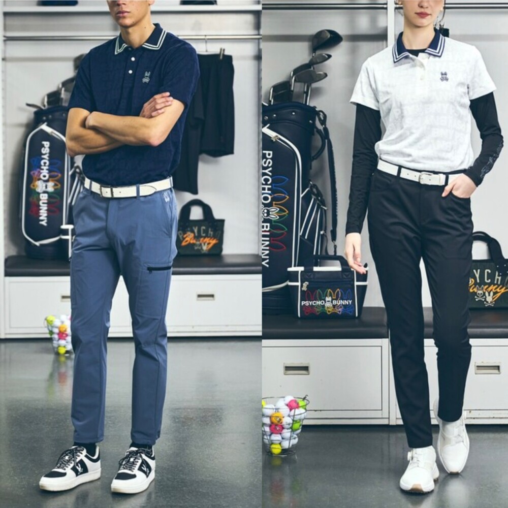 【サイコバニー】オリジナルジャガードBUNNYポロシャツ