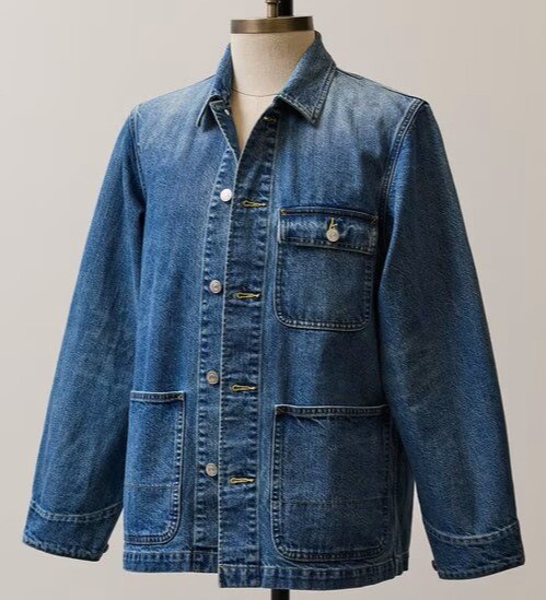 J.プレスメンズ　ヴィンテージライク デニム カバーオール