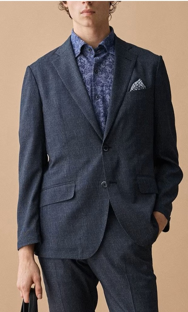 ジョセフアブード　【通気性/清涼/軽量/ストレッチ】クールピケストレッチジャケット