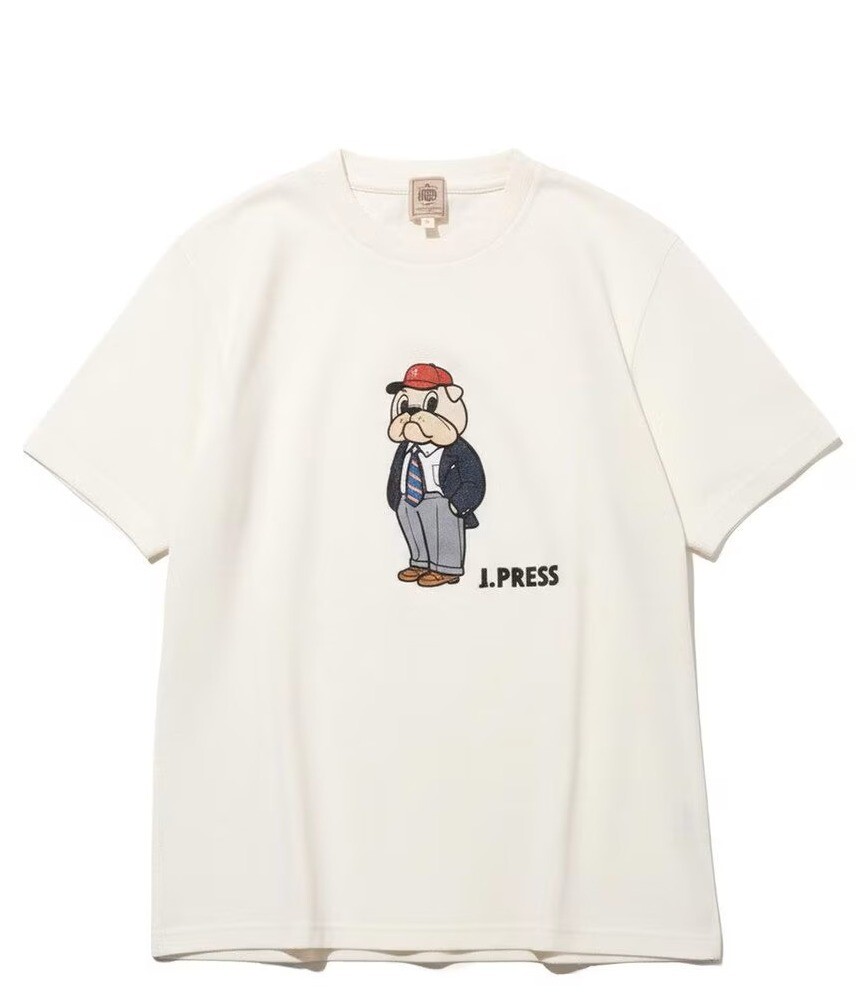 J.PRESS 【BULLDOG BOY】プリント Tシャツ
