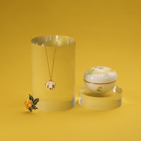 ノリタケコラボ　ミモザコレクション