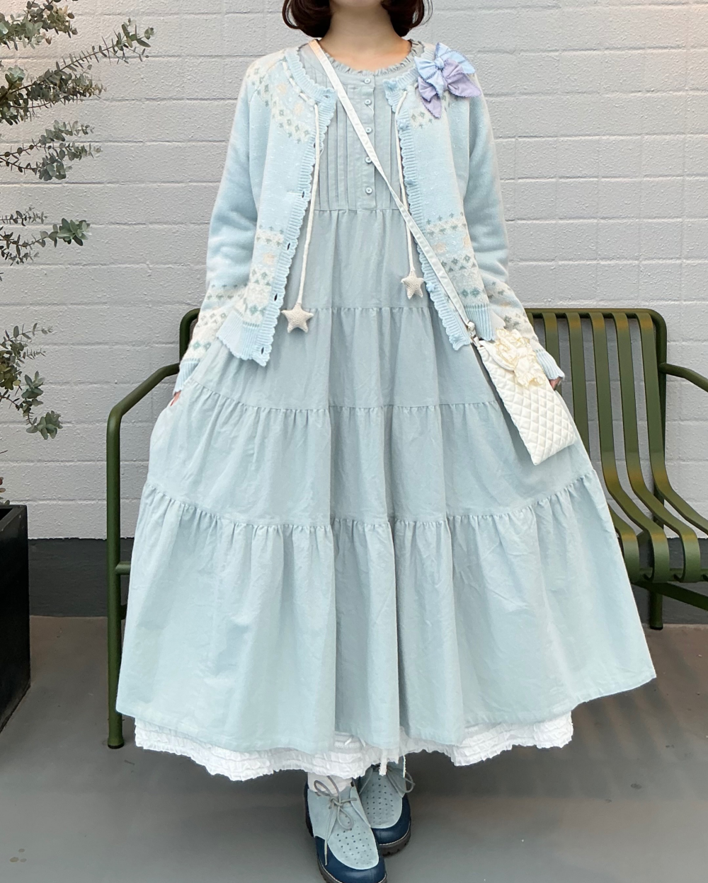 〜*星柄編み込みニットカーディガン*〜【電話注文可】