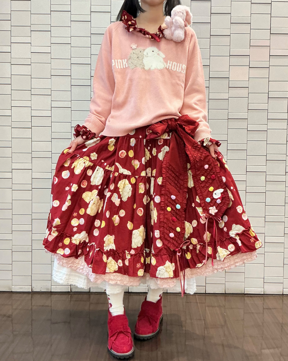 〜*幸見うさぎモチーフニット*〜【電話注文可】