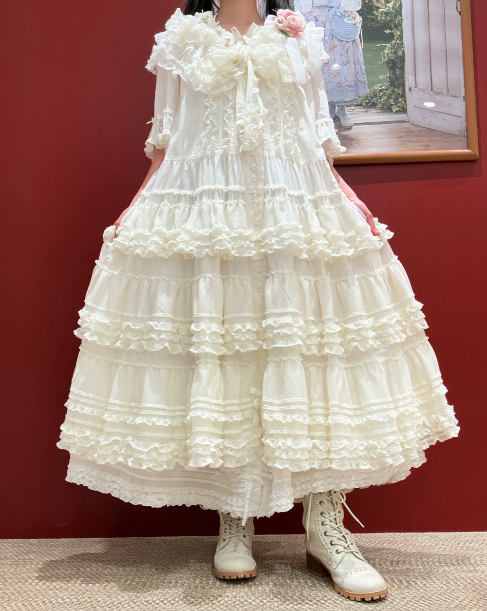 〜*ソフトチュールワンピース*〜【電話注文可】