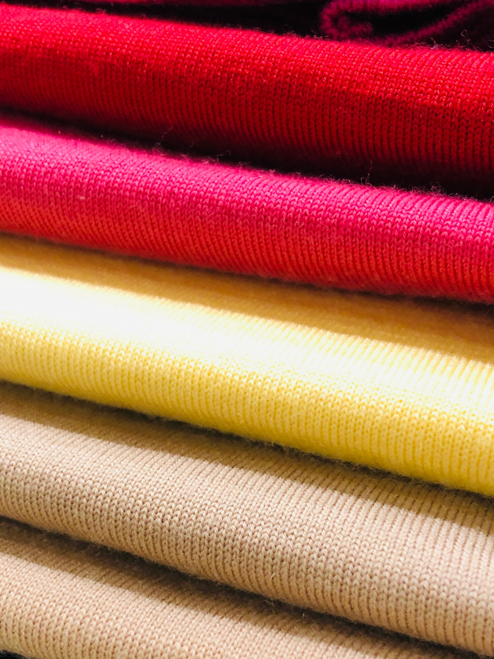 長袖シャツ&メリノウールニット