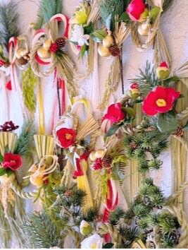 フラワーアティスト山崎泰子の迎春飾り