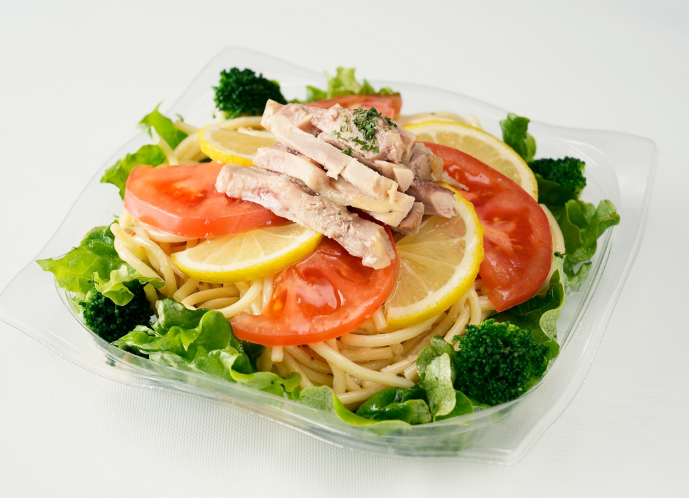 〈柿安ダイニング〉レモンフーズフェア🍋チキンと塩レモンの冷製パスタ