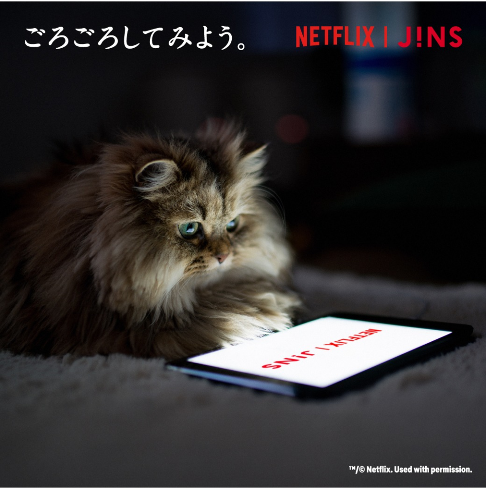 ごろごろしてみよう。JINS HOME® × Netflix