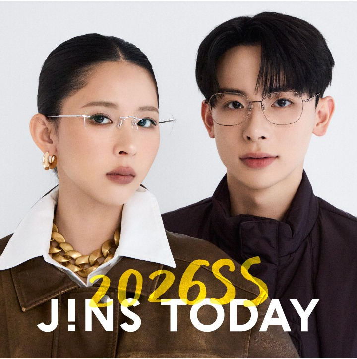 旬を着こなすメガネ「JINS TODAY」26年春の新作発売！