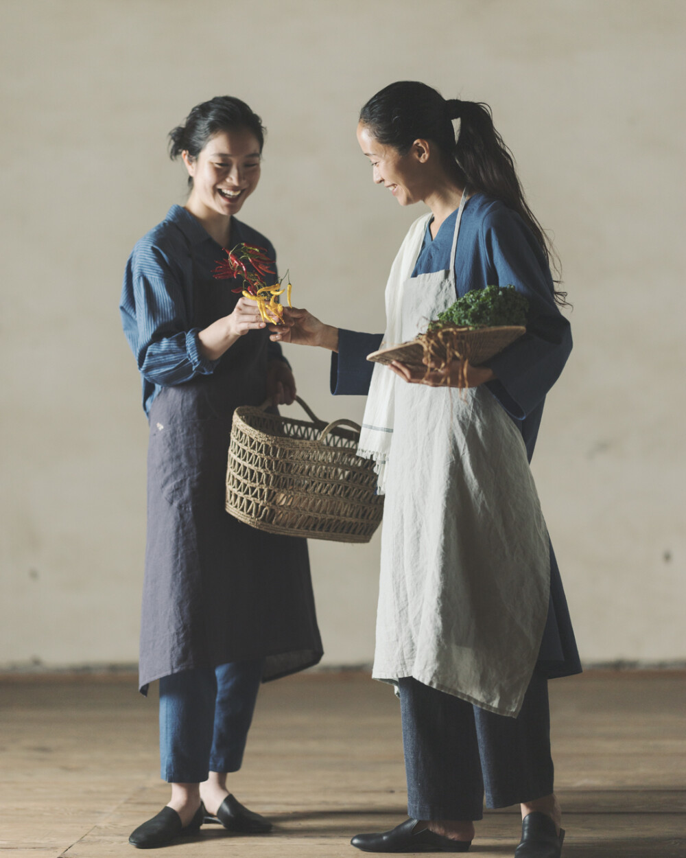 リネンエプロン