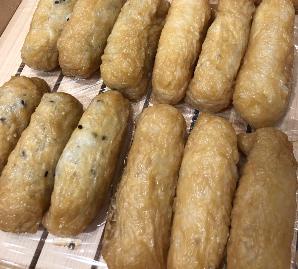 「右大臣」の稲荷寿司