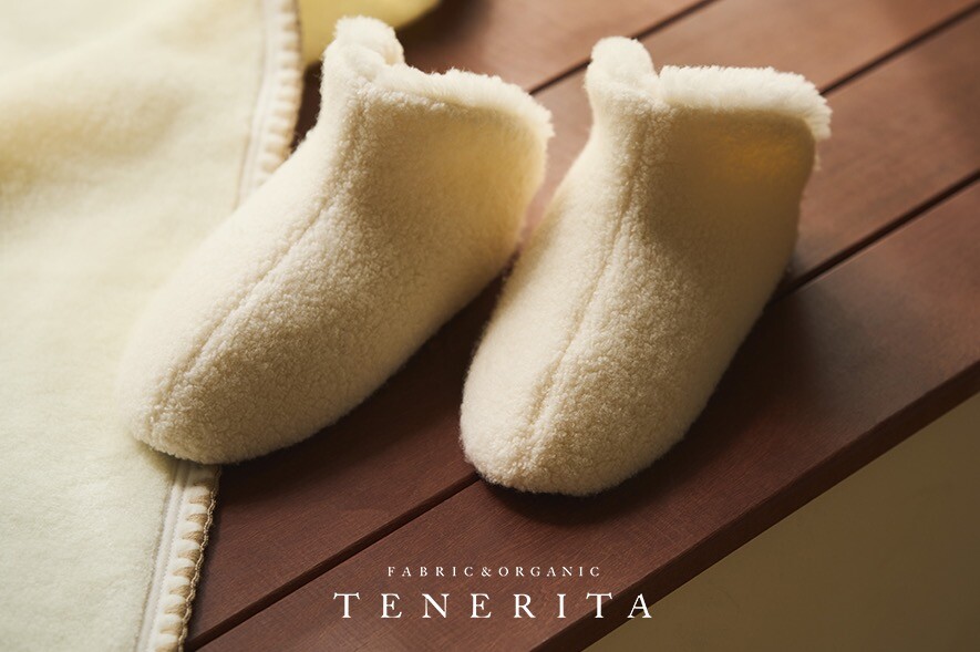 リサイクルウールスリッパ