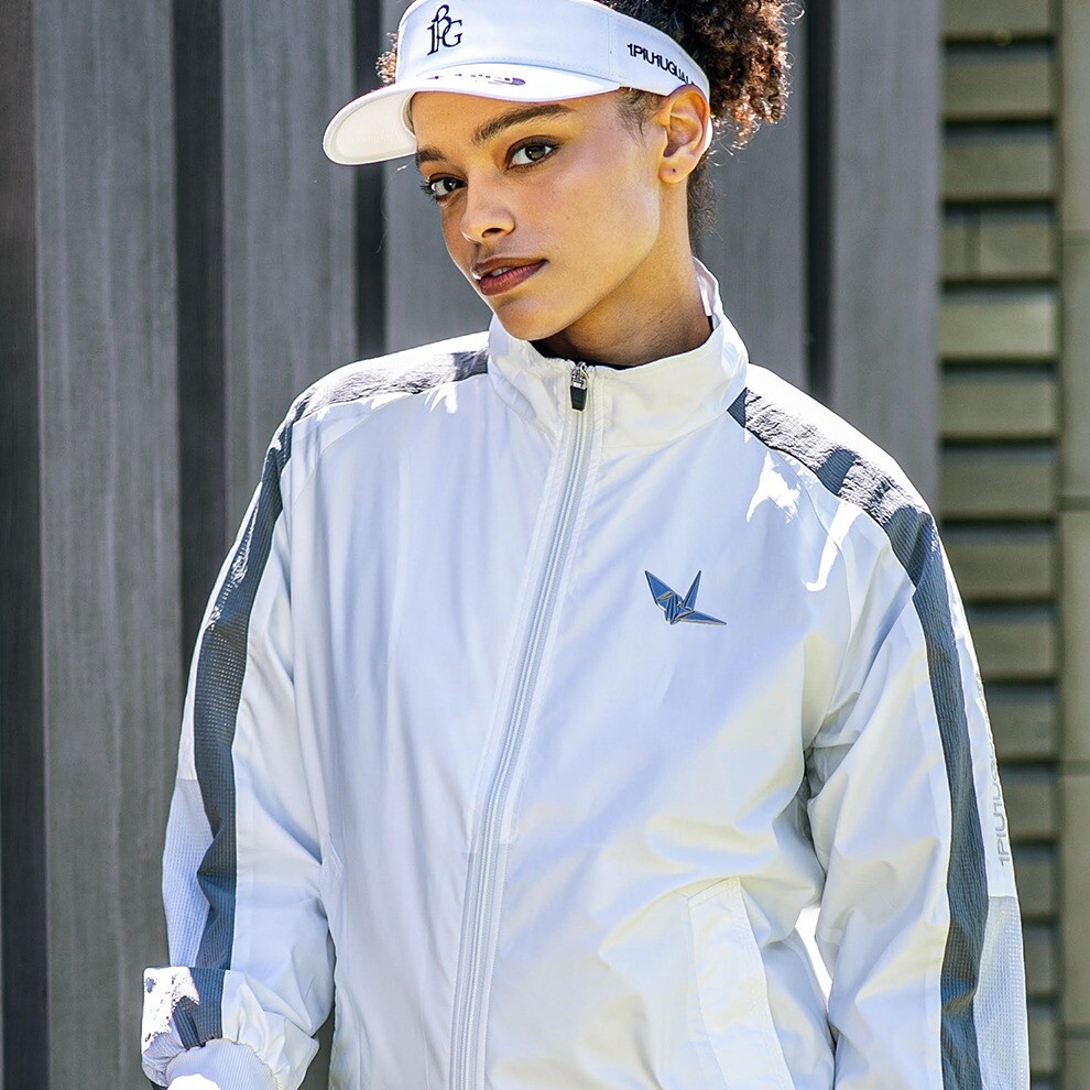 1PIU1UGUALE3 LADIES' 113 GOLF TRACK JACKET ＆ SKIRT