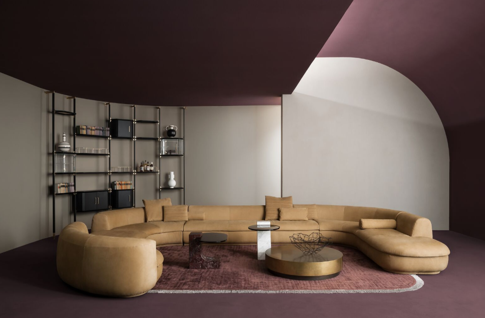 【baxter】曲線がつくる、くつろぎの風景〈PIAF〉