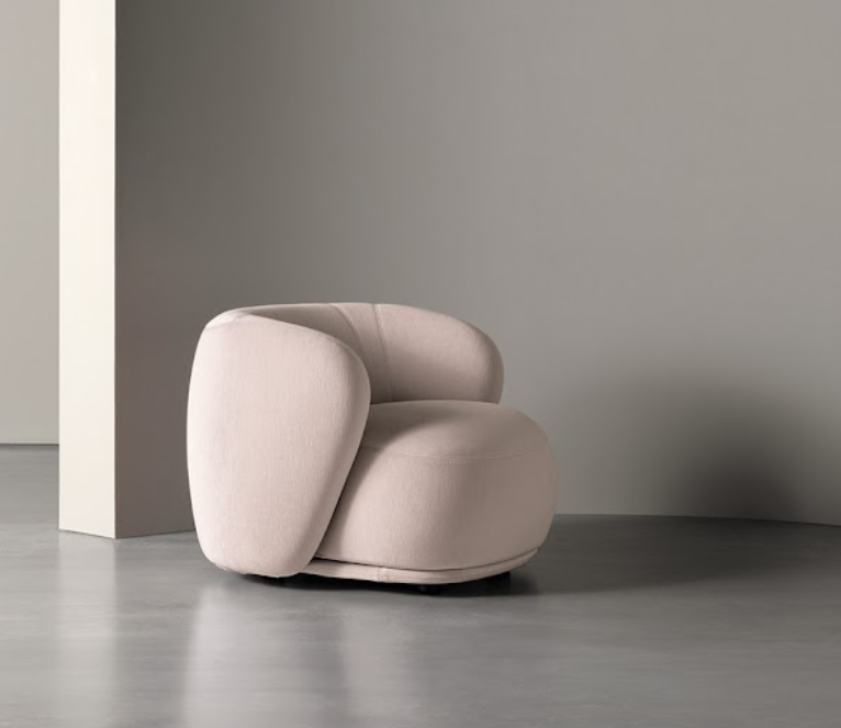 【MERIDIANI】有機的なフォルムが生み出す、上質なくつろぎ〈René-armchair〉