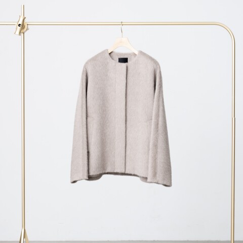 ebure スーリーアルパカ　アルパカ　シャギー　コート　ダークブラウン　38 ebure スーリーアルパカ アルパカ シャギー コート ダークブラウン 38