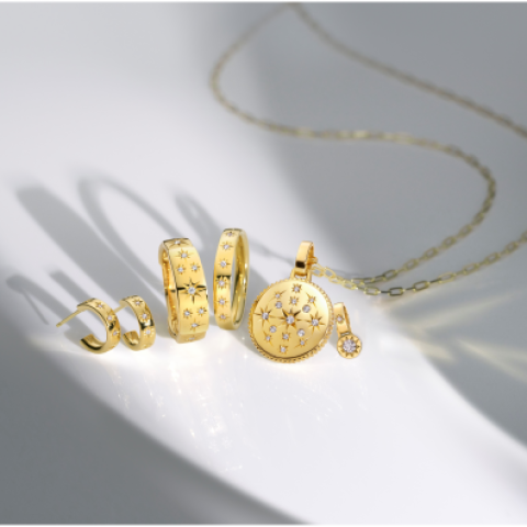 スタージュエリー チャーム DIAMOND CELESTIAL K18WG DIAMOND CELESTIAL チャーム 1ZC0760