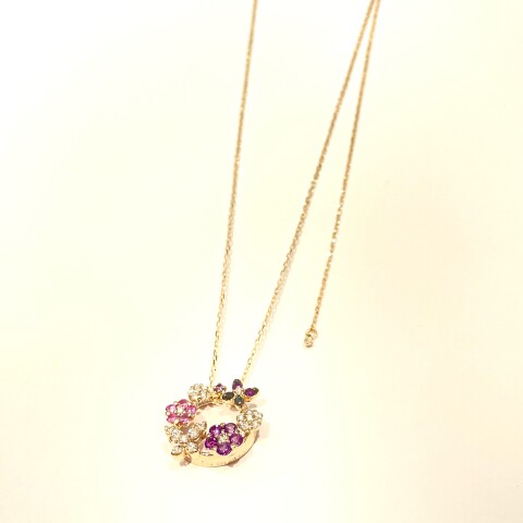 お花と蝶のサークルネックレス | セイレーンアズーロ | 松坂屋名古屋店公式 SHOP BLOG