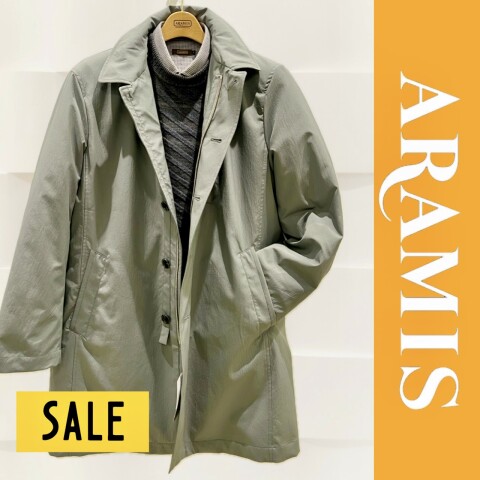 防寒性に優れた2WAYステンカラーコート | ARAMIS | 松坂屋名古屋店公式