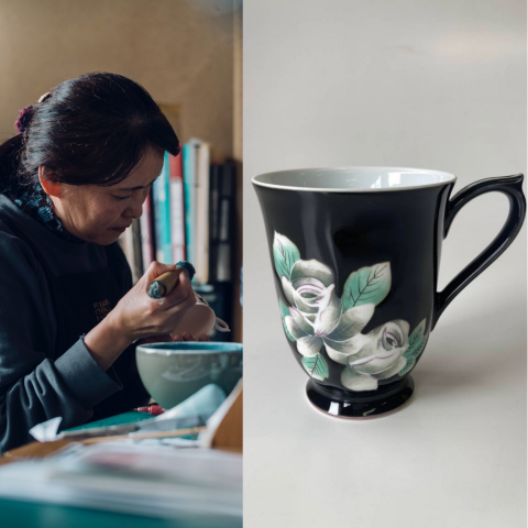 伝統工芸士来店】絵付実演 &『スロウマグ』予約受注会 | 深川製磁