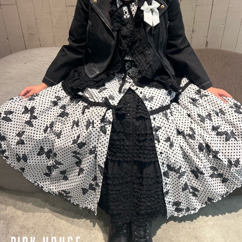 水玉りぼんプリントワンピース*〜 | ピンクハウス | 松坂屋名古屋店