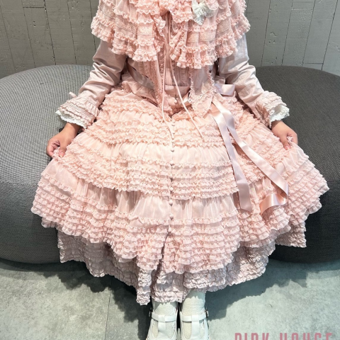 PINK HOUSE（ピンクハウス）の「ウーリーチュールフリル使い