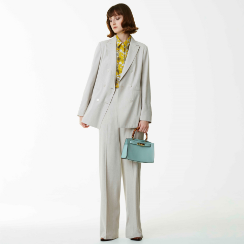 極美品 マッキントッシュロンドン セットアップ パンツスーツ ストレッチ 霜降り 極美品 マッキントッシュロンドン セットアップ パンツスーツ