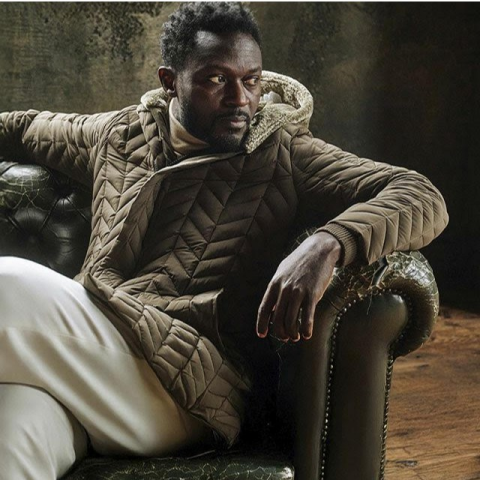 apbt　1piu1uguale3 MOUTON WRAP 1PIU1UGUALE3 WRAP HOOD COMBI (melton / eco mouton) BLACK | ALL