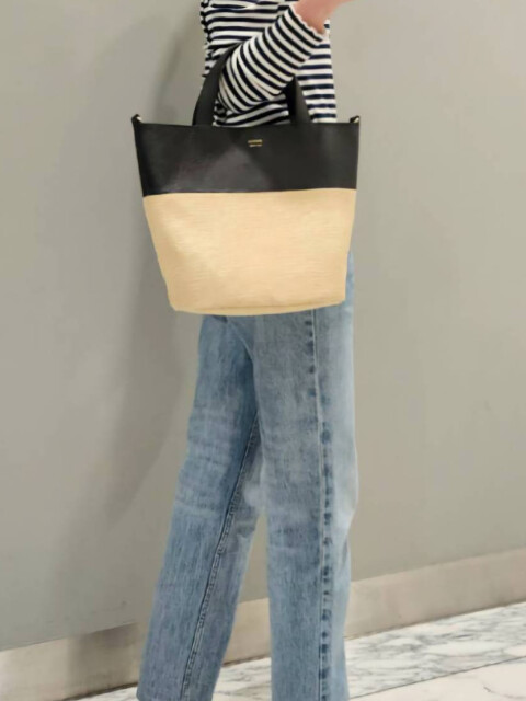 【3シーズン楽しめる】カゴバッグ。