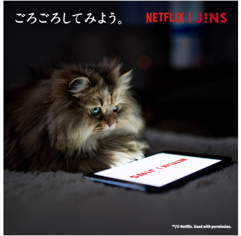 ごろごろしてみよう。JINS HOME® × Netflix＞