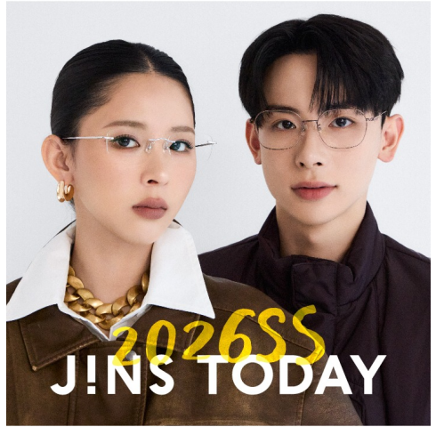旬を着こなすメガネ「JINS TODAY」26年春の新作発売！＞