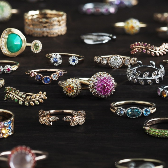 ＜パーセル ジュエリー＞  春のカラーストーンジュエリーとセミオーダージュエリーフェア