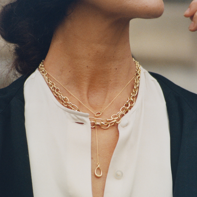 〈ジョージ ジェンセン〉シンプルな輝きで魅せるゴールド