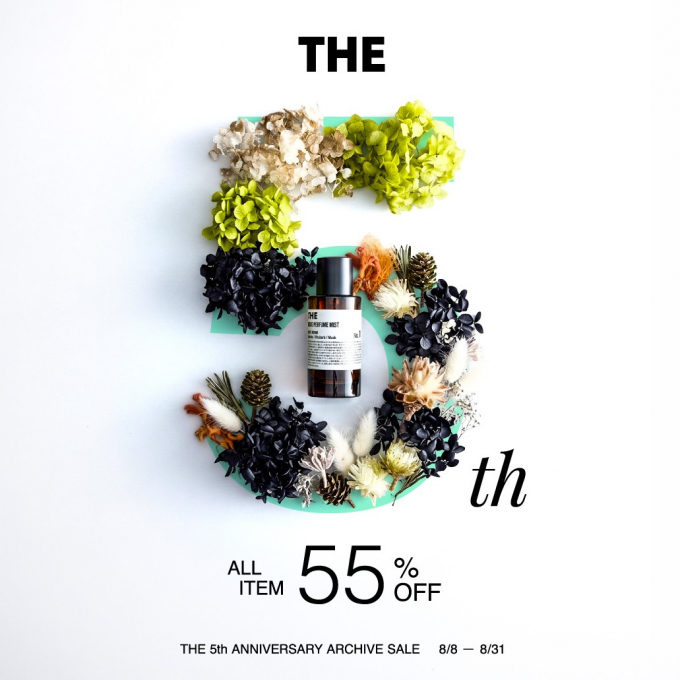 【THE 5th ANNIVERSARY ARCHIVE SALE】