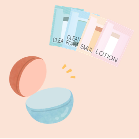 ＜本館7階ショコラプロムナード会場＞コスメサンプルカプセルチャレンジ