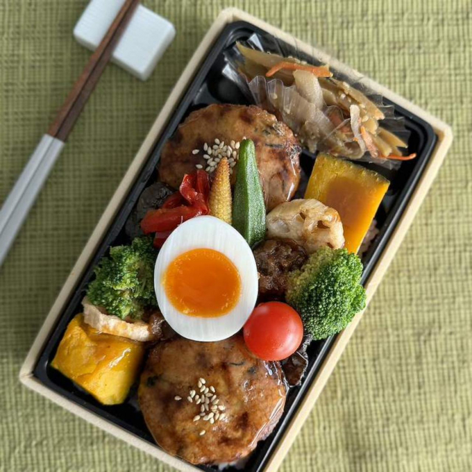 〈イーション〉1/2日分の野菜が入った豆腐ハンバーグ重