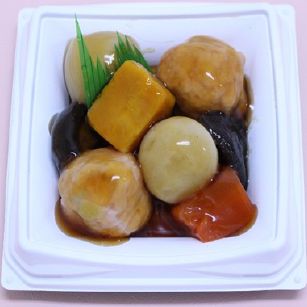 〈なだ万厨房〉海老しんじょと野菜の餡かけ