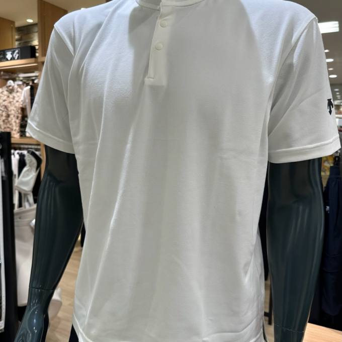 【メンズ】DSGコレクション モックネック半袖シャツ