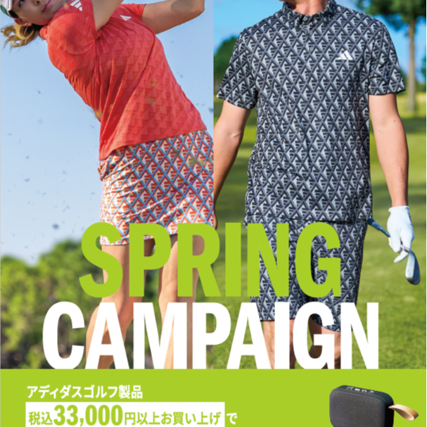 【adidas Golf】 SPRING CAMPAIGN