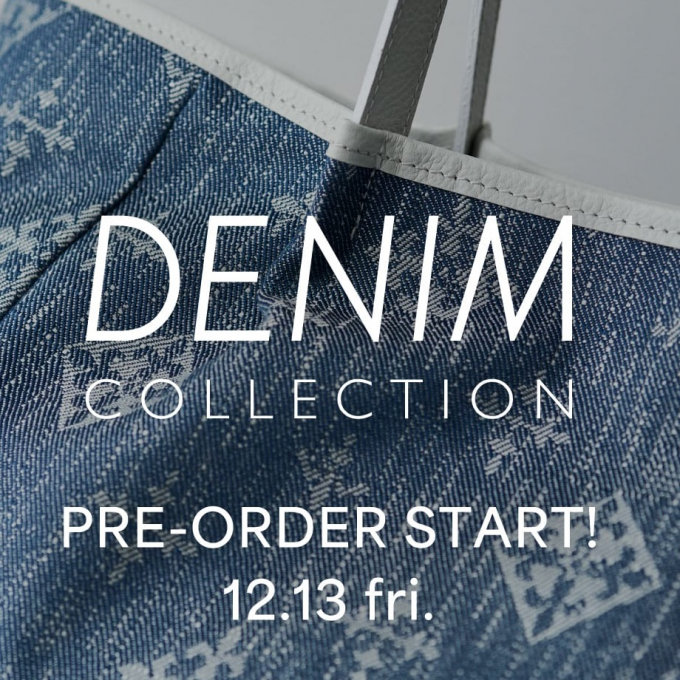 【ご予約スタート】Denim jacquard再び登場