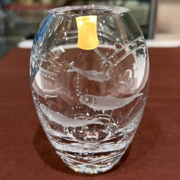 マイセンクリスタル 花瓶「マリーン」