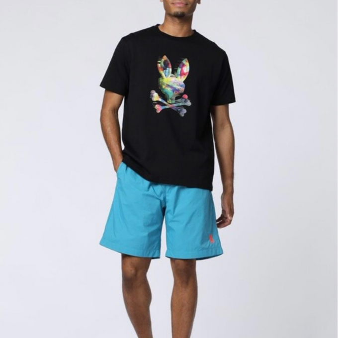 【サイコバニー】カラフルグリッジロゴTシャツ