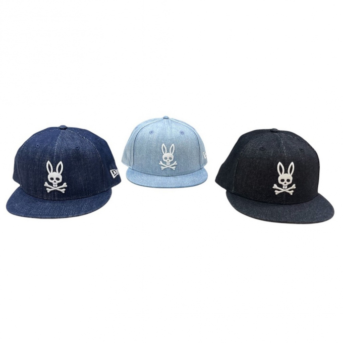 【サイコバニー】NEW ERA x Psycho Bunny　キャップ