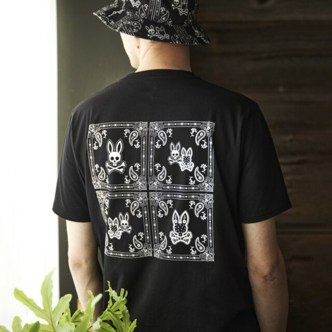 【サイコバニー】バックプリントTシャツ