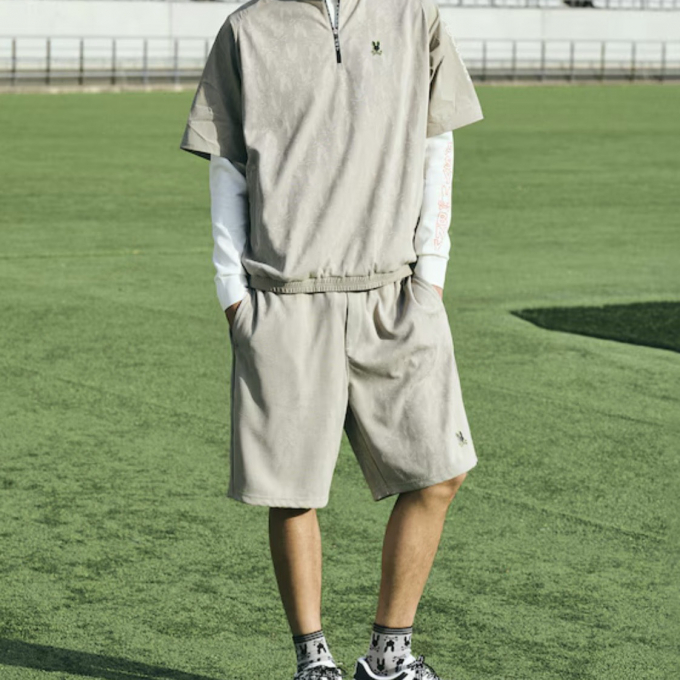 【サイコバニー】異素材切替ジャガード