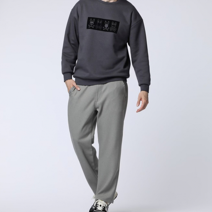 【サイコバニー】フロッキープリントスウェット