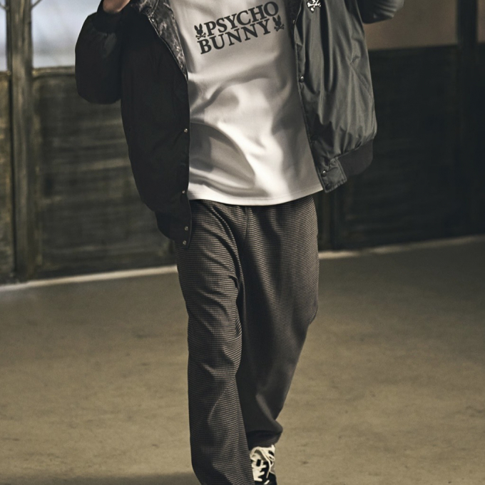 【サイコバニー】レオパードタフタダウンジャケット