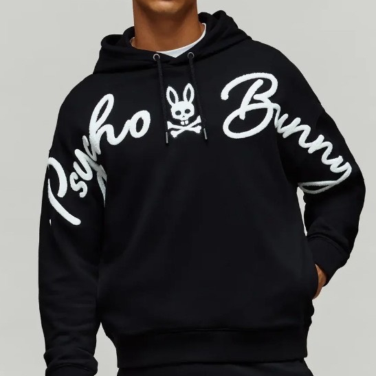 【サイコバニー】サガラ刺繍クロスオーバーパーカ