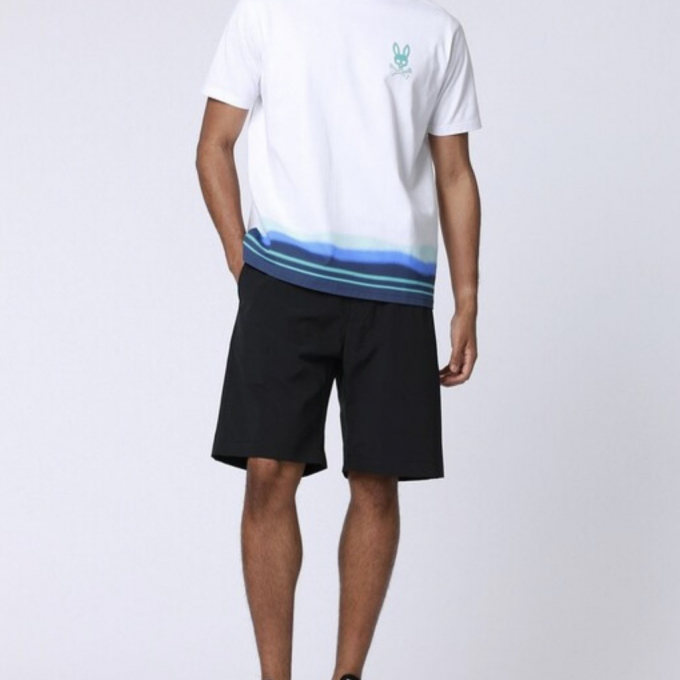 【サイコバニー】グラデーションボーダーTシャツ