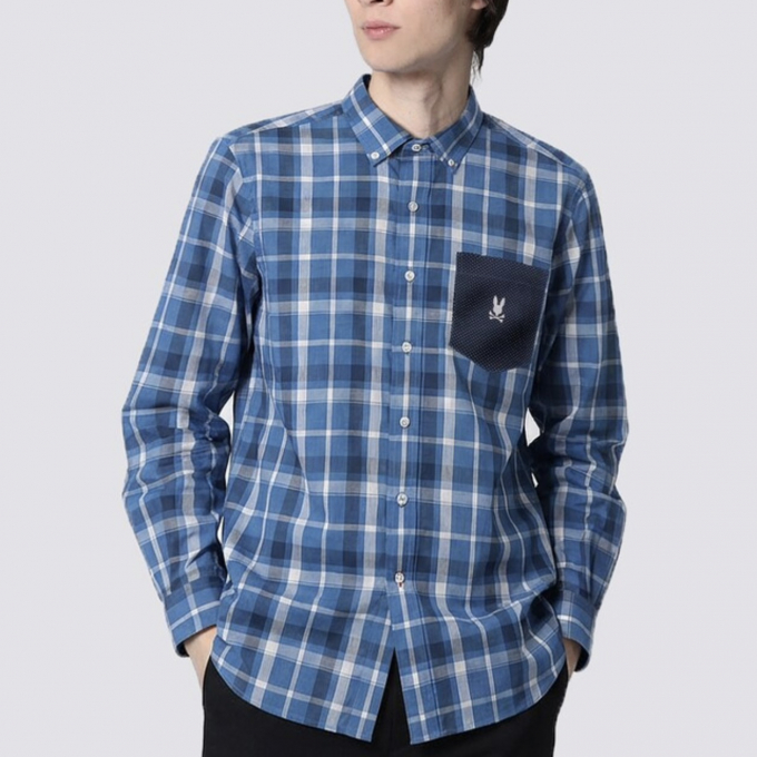 【サイコバニー】ボタンダウンチェックシャツ